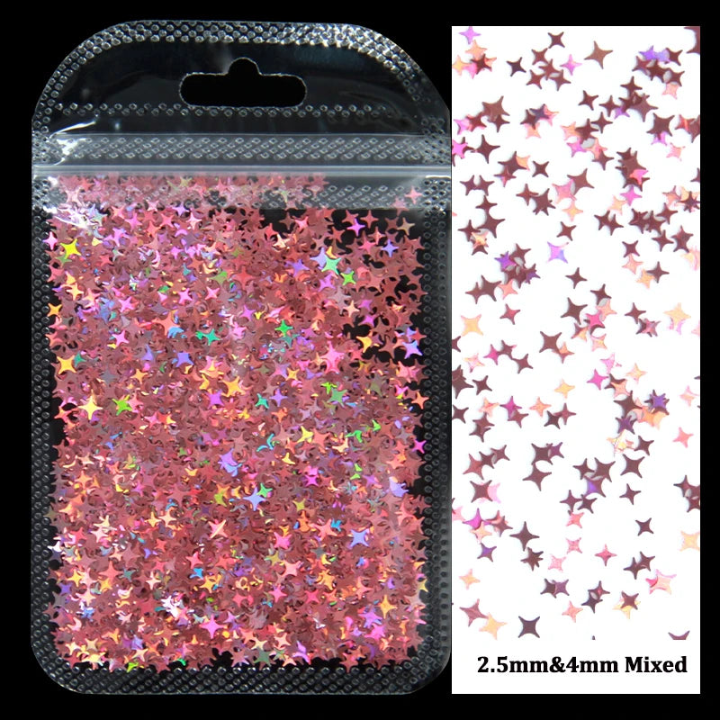 Holographic Nail Glitter Flakes
