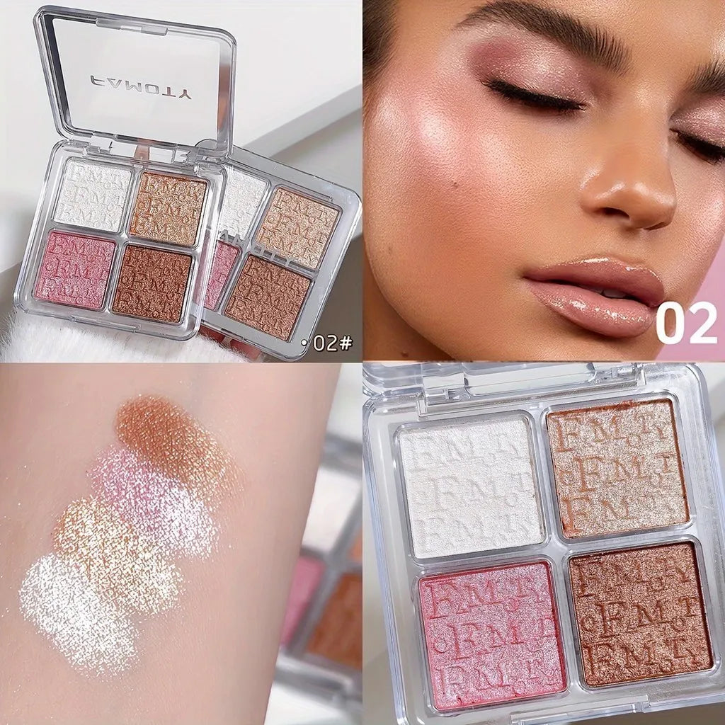 Four Color Highlighter Palette
