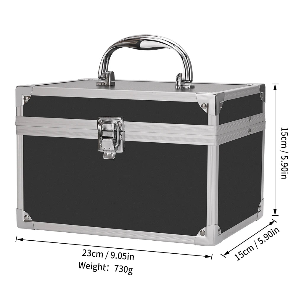 New Small-Scale Large Capacity Make up Case Multi-layer Hairdressing Tool Cosmetics Storage Box Professional Waterproof Supplies