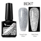 VENALISA Reflective Disco Glitter Full Coverage Super Diamond Sparkle Pigment Gel Nail Polish Soak off UV LED Nail Gel Varnish