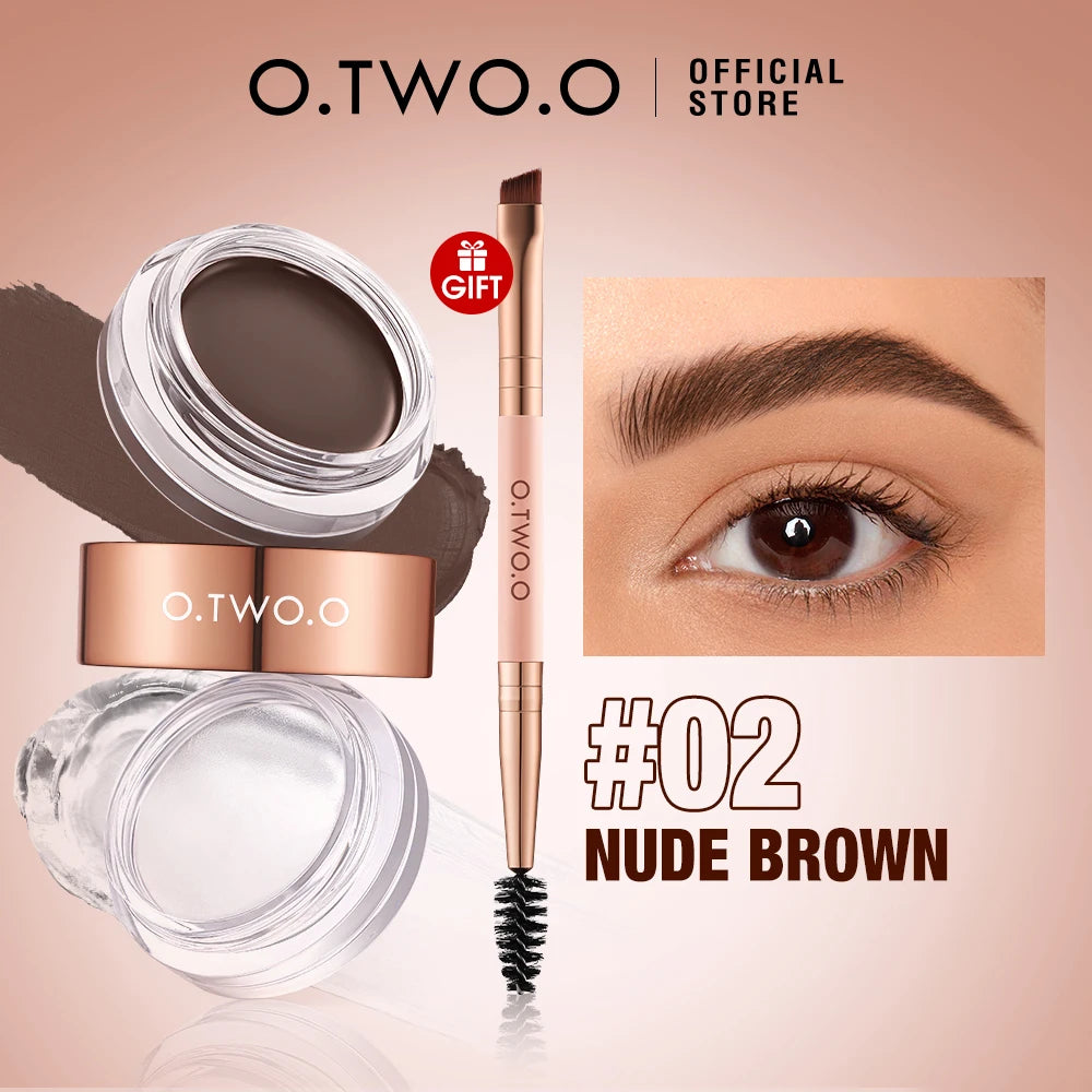 O.TWO.O Two-in-One Brow Pomade