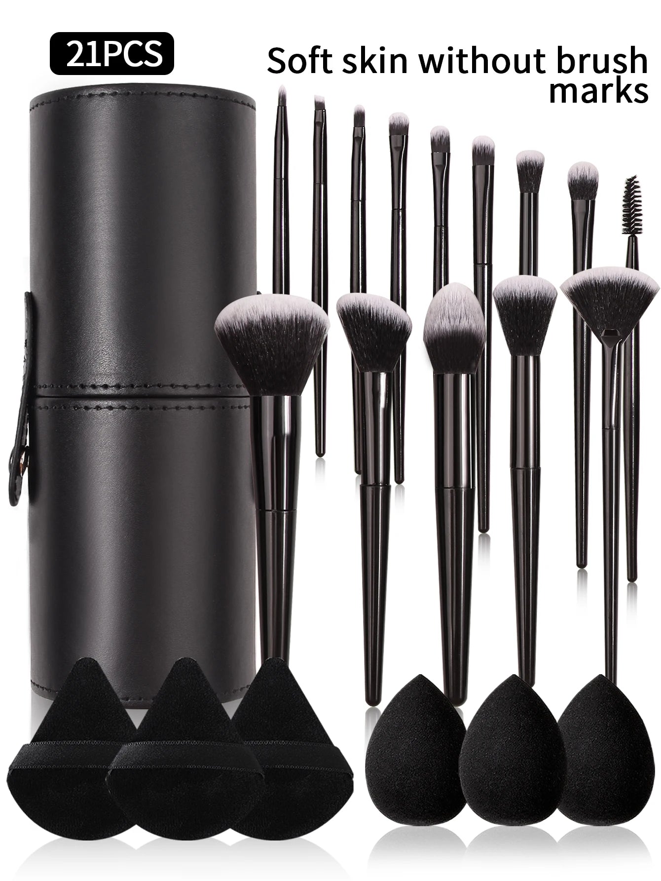 Soft Black Brush Collection