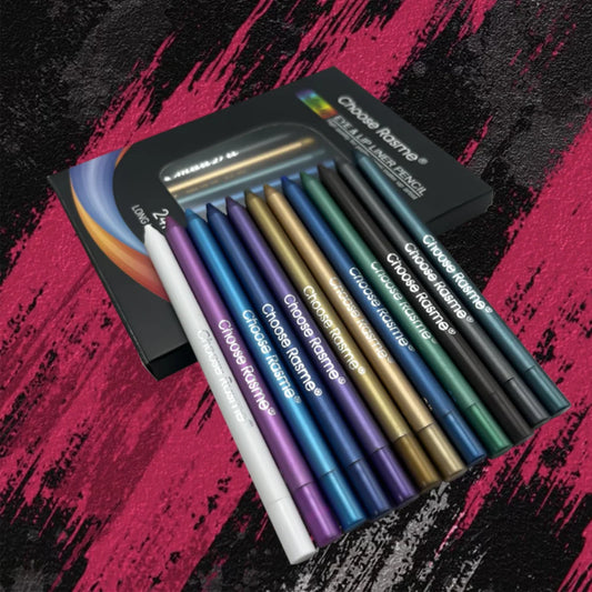 Twelve Piece Shimmer Eyeliner Set