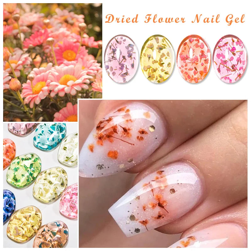 Dried Flower Gel Polish