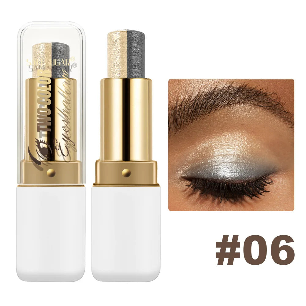 Dual-Color Shimmer Eyeshadow Stick