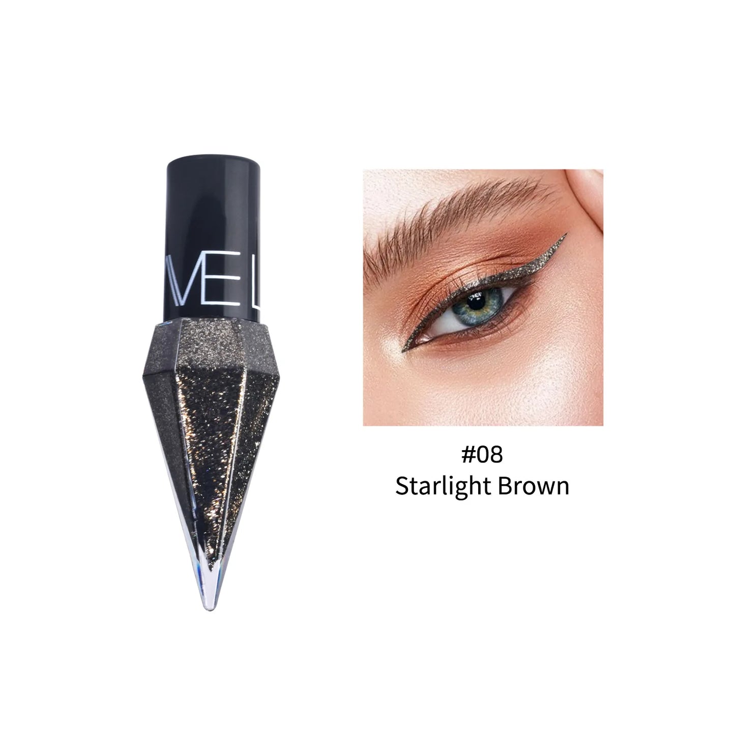 Diamond-Shimmer Quick-Dry Liquid Eyeliner