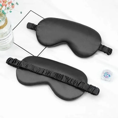 Silk Sleep Mask Soft Eye Masks 100% Blackout Adjustable Strap Zero Eye Pressure Blindfold for Uninterrupted Rest