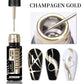LILYCUTE 5ML Reflective Glitter Liner Gel Polish Nail Art Champagne Sparkling Lines Painting Gel Semi Permanent UV French Nails