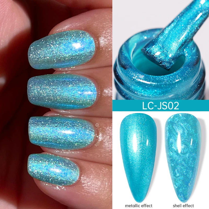 LILYCUTE 7ML Thermal Gel Nail Polish Ultra-thin Temperature Color Changing Gel Polish Semi Permanent UV Gel Nail Art Gel Varnish