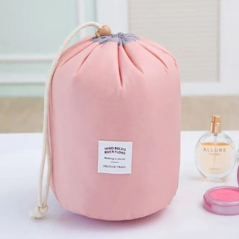 High Capacity Round Cosmetic Bag