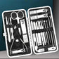 19 Pieces Nail Care Set, Nail Clippers Dead Skin Remover Angled Scissors Household Manicure Tools