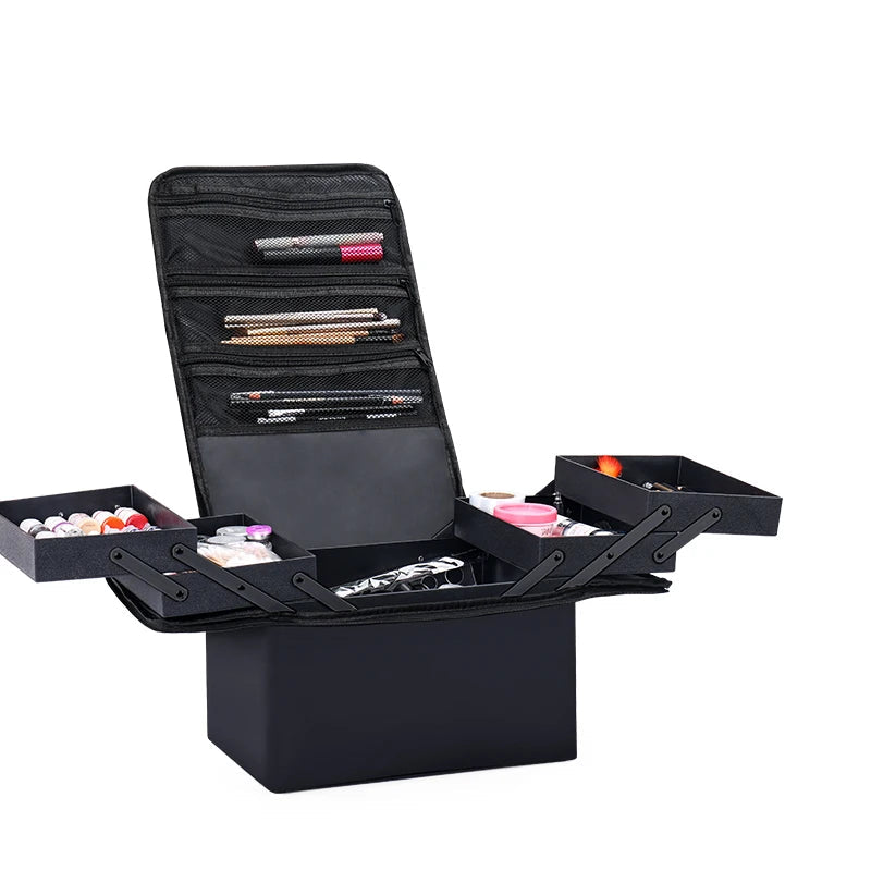 Four Tier Makeup Train Case