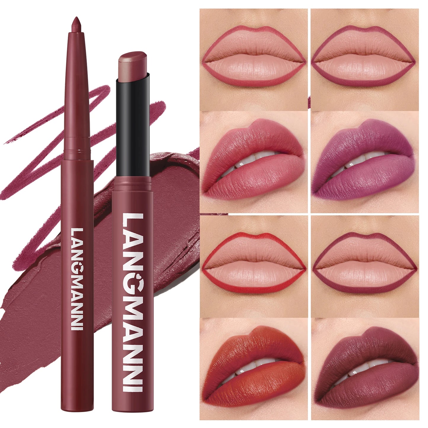 Dual Lipliner Lipstick Pencil