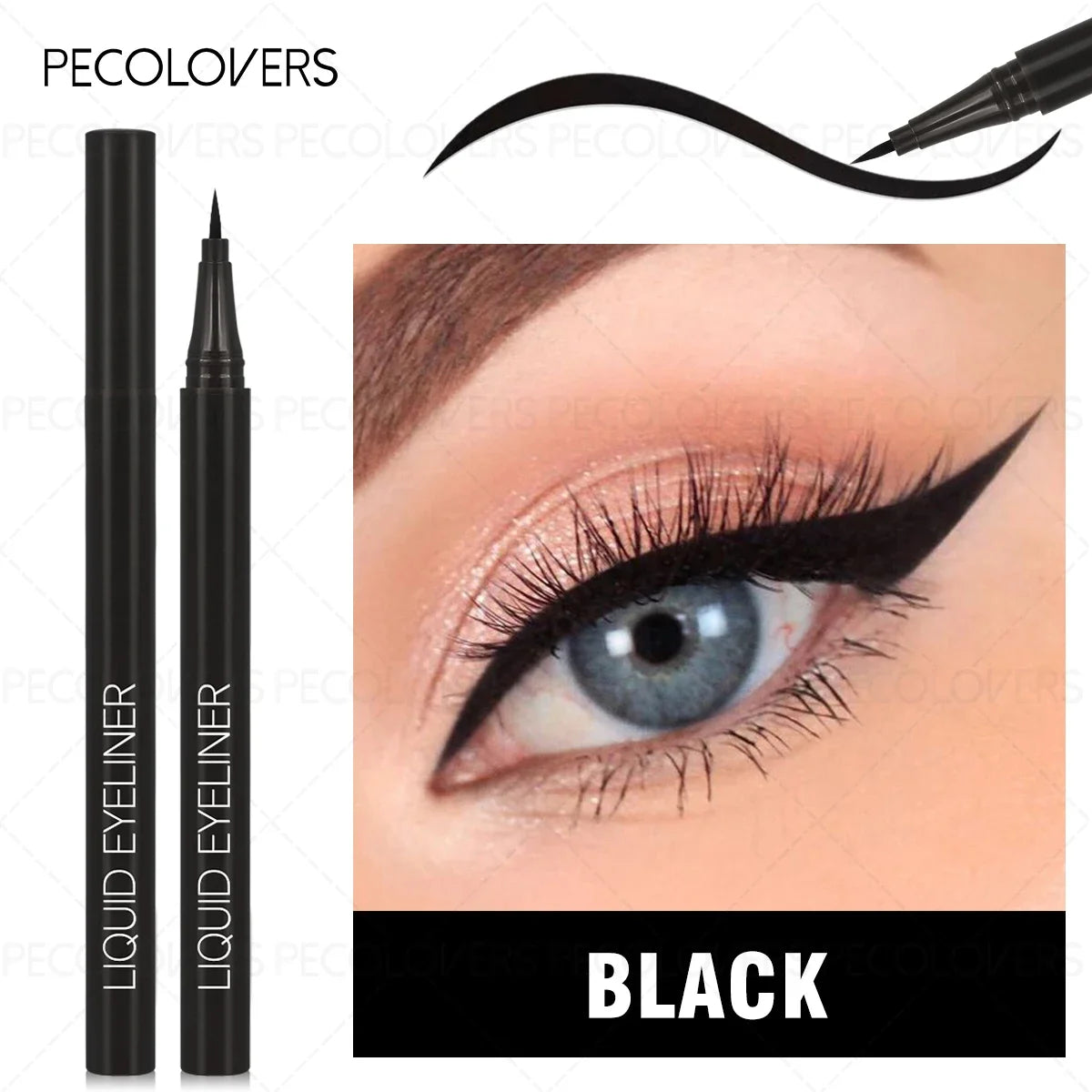 Three Piece Liquid Eyeliner Set
