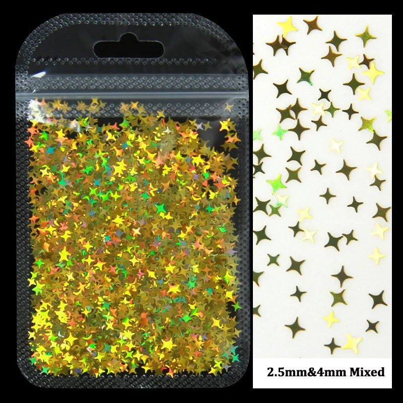 Holographic Nail Glitter Flakes