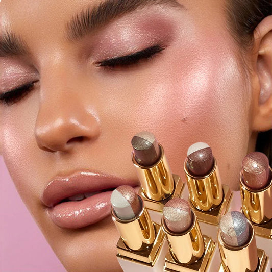Dual-Color Shimmer Eyeshadow Stick