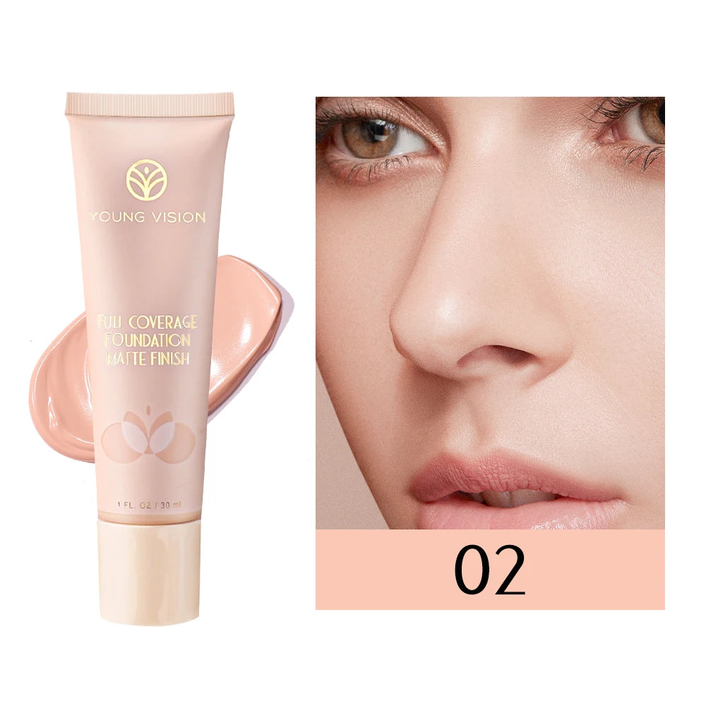 Six-Shade Natural Liquid Foundation