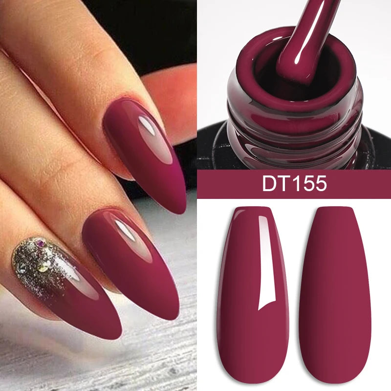 Wine Red Gel Polish