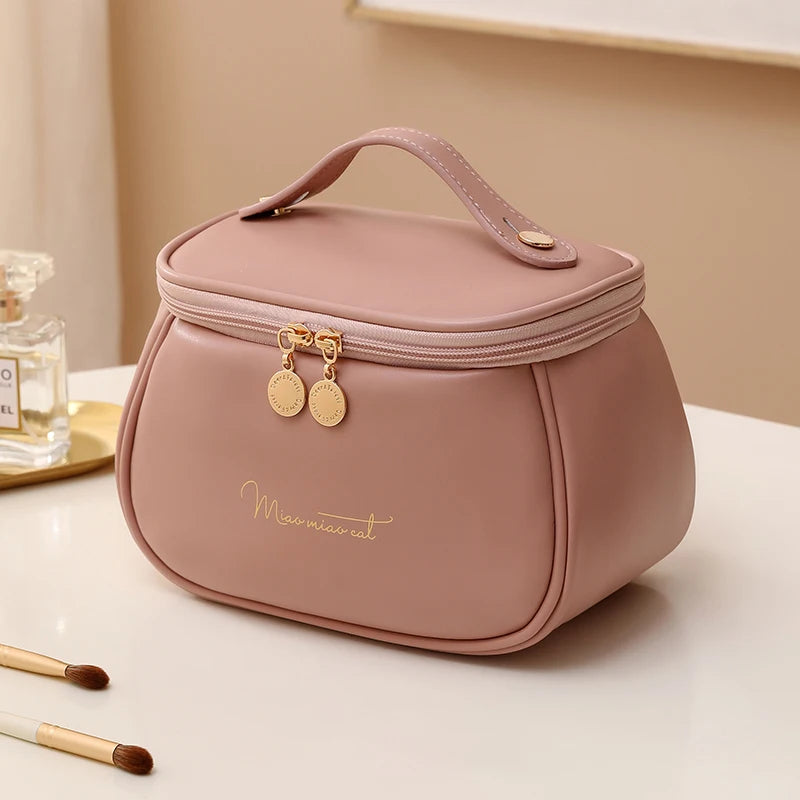 Reusable PU Leather Makeup Bag