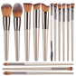 Champagne Finish Brush Set