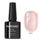 MAYCHAO Transparent Jelly Gel Nail Polish SemiPermanent Polish Soak Off UV LED Gel Art Nail Varnish Nude Collection 7.3ml DIY