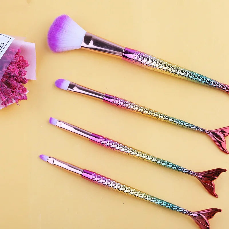 Gradient Mermaid Brush Kit