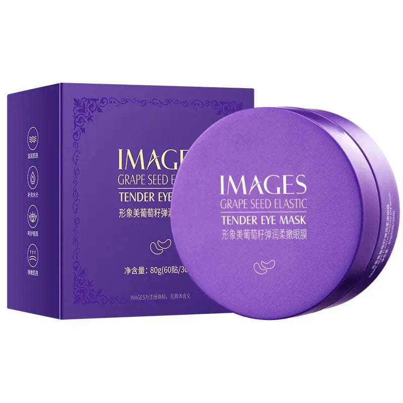 Collagen Eye Mask 60pcs Moisturizing Hydrating Firming Anti Dark Circles Eye Bags skincare Gel Masks Eyepatch Beauty Eye Patches