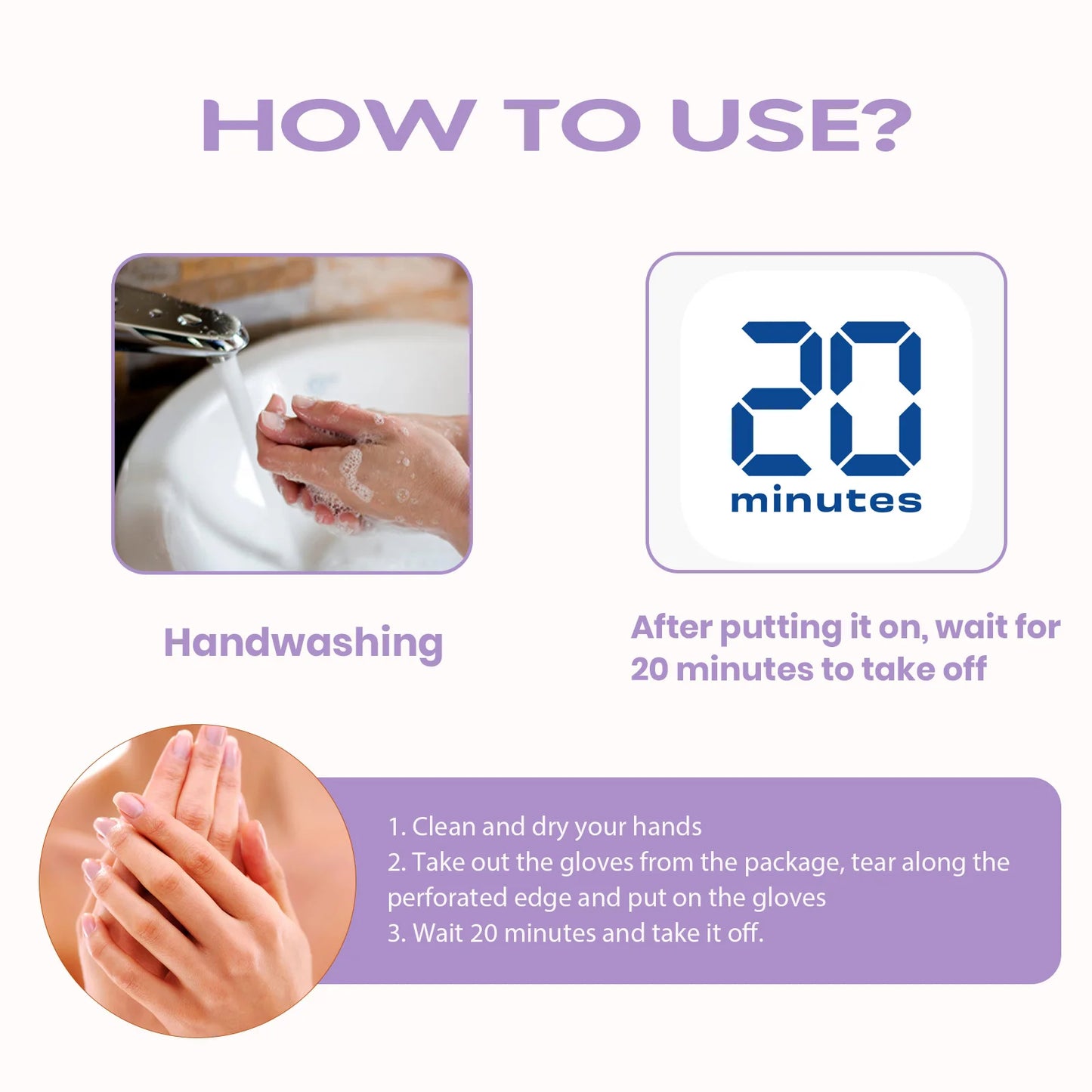 Lavender Nourishing Hand Masks
