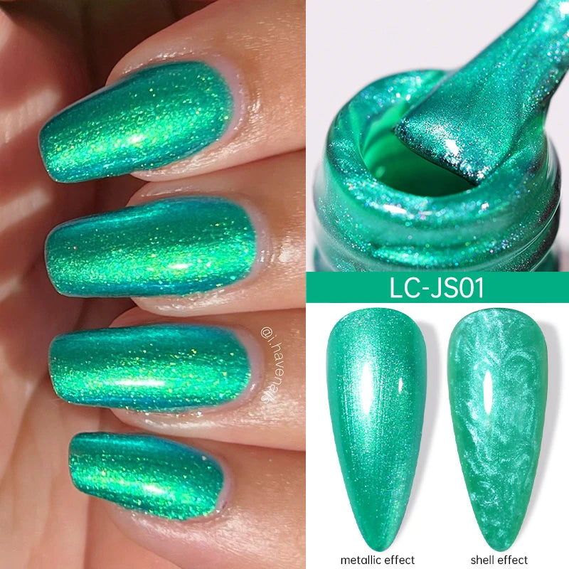 LILYCUTE 7ML Thermal Gel Nail Polish Ultra-thin Temperature Color Changing Gel Polish Semi Permanent UV Gel Nail Art Gel Varnish