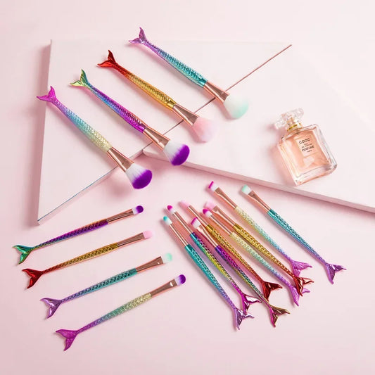 Gradient Mermaid Brush Kit