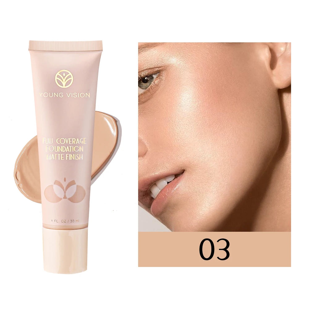 Six-Shade Natural Liquid Foundation