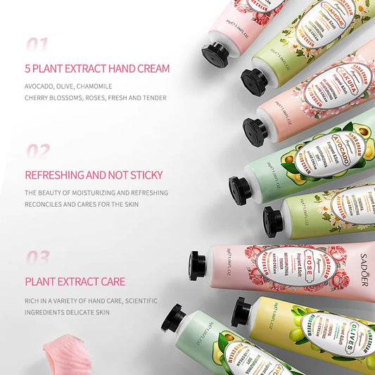Avocado Sakura Hand Cream Set