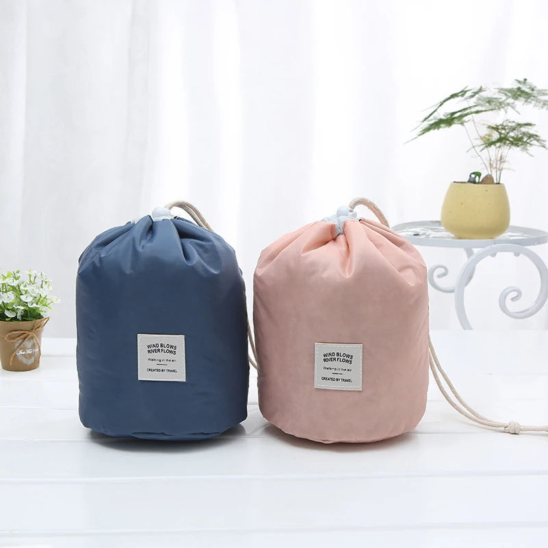 High Capacity Round Cosmetic Bag