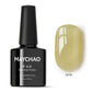 MAYCHAO Transparent Jelly Gel Nail Polish SemiPermanent Polish Soak Off UV LED Gel Art Nail Varnish Nude Collection 7.3ml DIY
