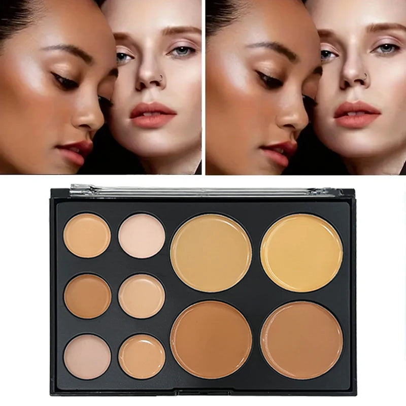 Ten-Shade Full-Coverage Concealer Palette