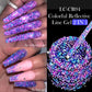 LILYCUTE 5ML Reflective Glitter Liner Gel Polish Nail Art Champagne Sparkling Lines Painting Gel Semi Permanent UV French Nails