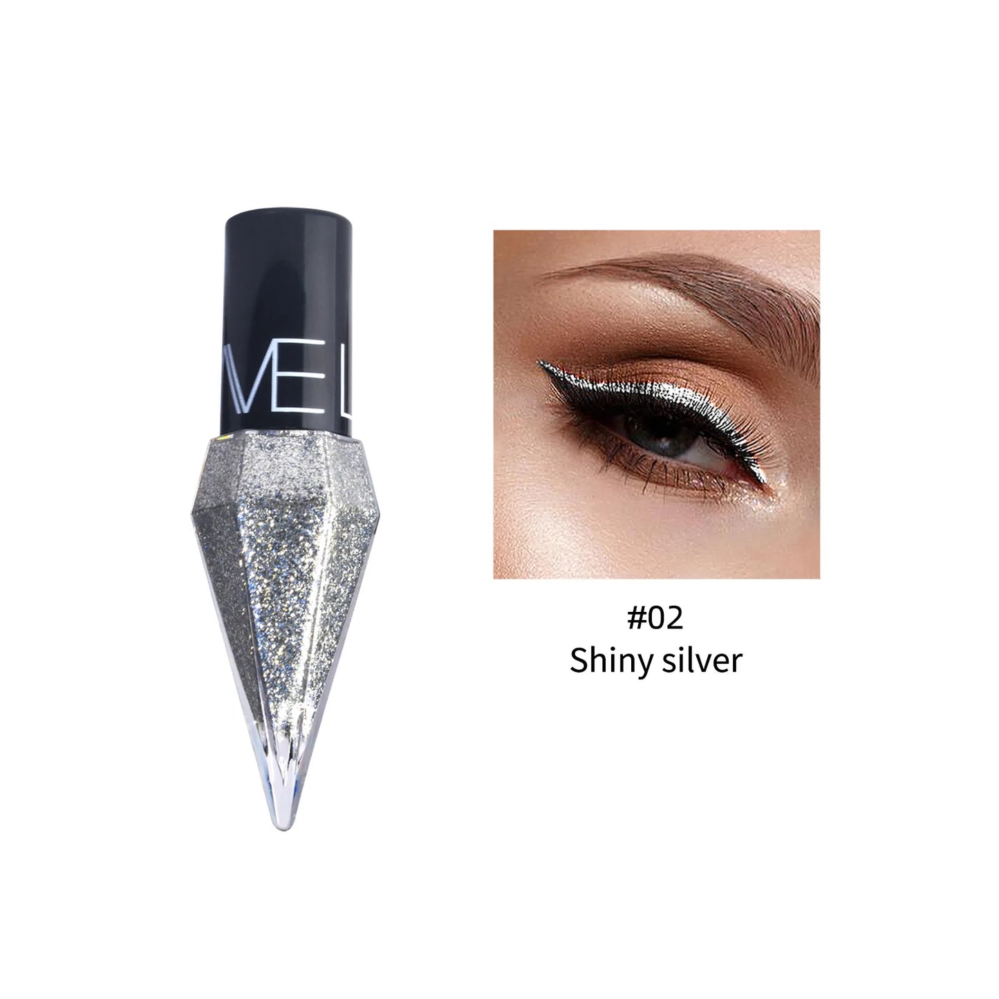 Diamond-Shimmer Quick-Dry Liquid Eyeliner