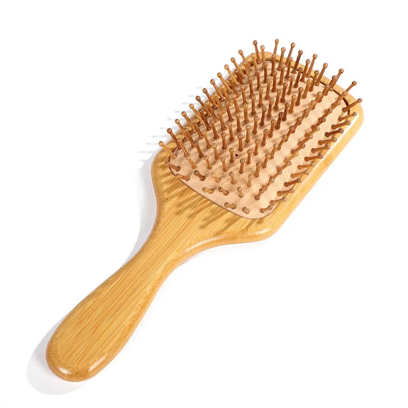 New Sdottor Wooden Bamboo Hair Brush Air Massage Comb Anti-static Scalp Combs Airbag Hairdressing Healthy Reduce Hair Loss Styli