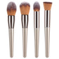 Champagne Finish Brush Set
