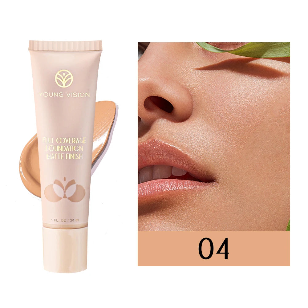 Six-Shade Natural Liquid Foundation