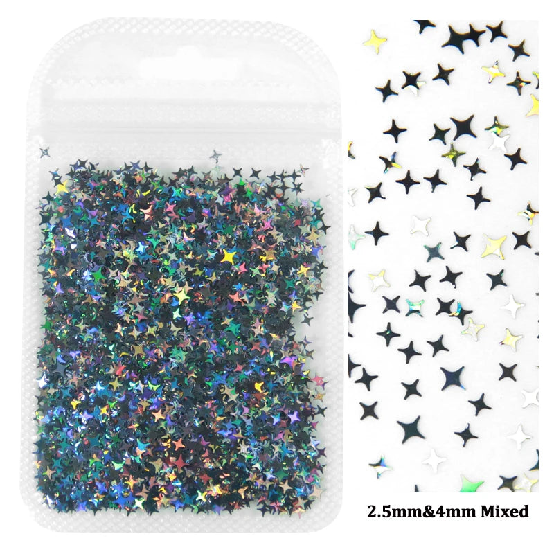 Holographic Nail Glitter Flakes