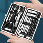 19 Pieces Nail Care Set, Nail Clippers Dead Skin Remover Angled Scissors Household Manicure Tools