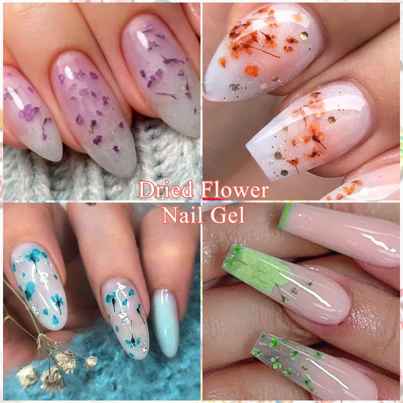Dried Flower Gel Polish