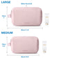 Women's Cosmetic Bag BAGSMART Waterproof Dopp Kit for Travel Lightweight Toiletries Bag for Men Makeup Bag Travel Necessaries
