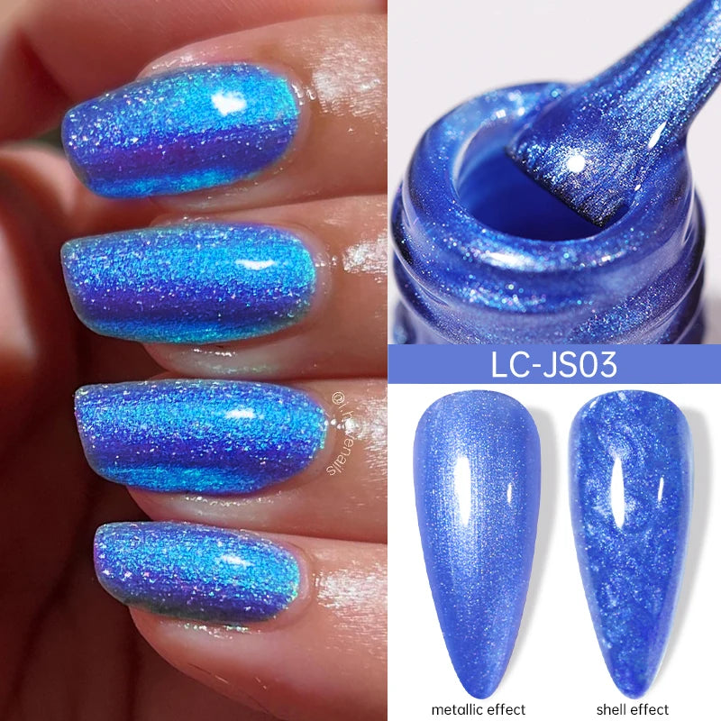 LILYCUTE 7ML Thermal Gel Nail Polish Ultra-thin Temperature Color Changing Gel Polish Semi Permanent UV Gel Nail Art Gel Varnish