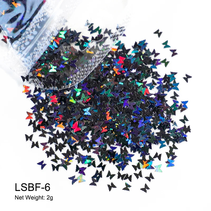 Holographic Nail Glitter Flakes