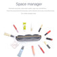 Multifunctional Large Capacity Makeup Storage Bag Felt Cloth Liner Travel Insert Portable Bag in Bag Cosmetic Organizer