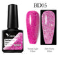 VENALISA Reflective Disco Glitter Full Coverage Super Diamond Sparkle Pigment Gel Nail Polish Soak off UV LED Nail Gel Varnish