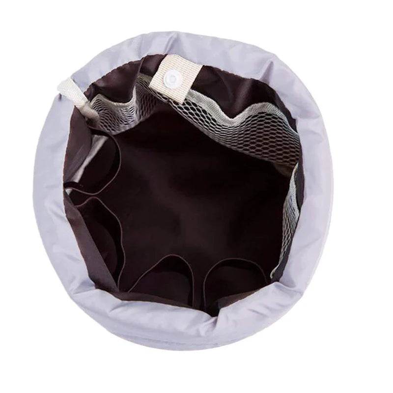 High Capacity Round Cosmetic Bag
