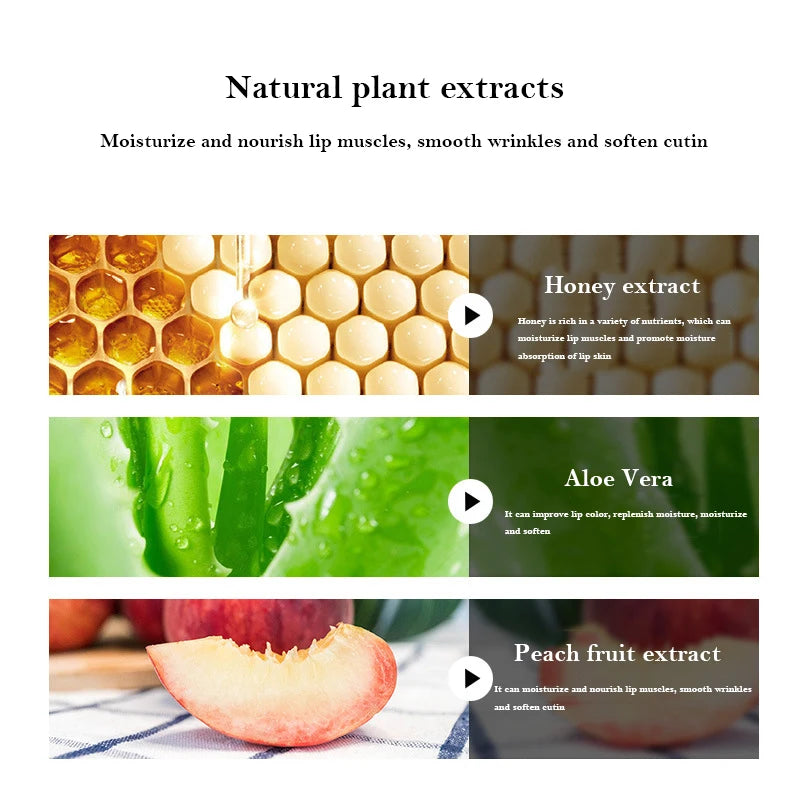 Collagen Fruit Lip Mask Set